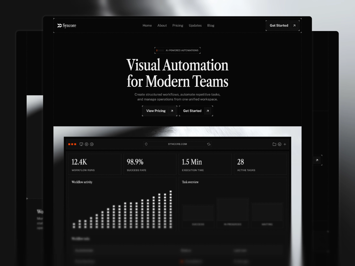 Syncore screenshot 1