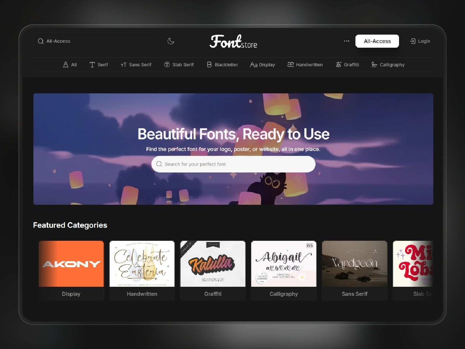 Font Store
