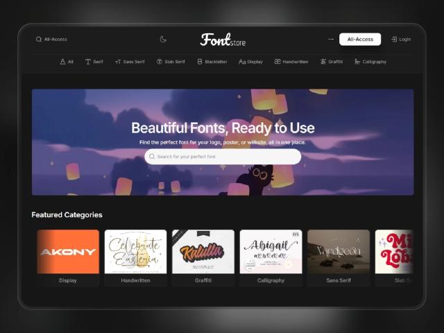 Font Store
