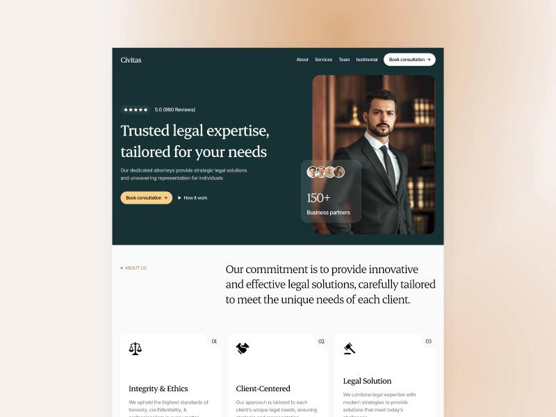 Law & legal services template