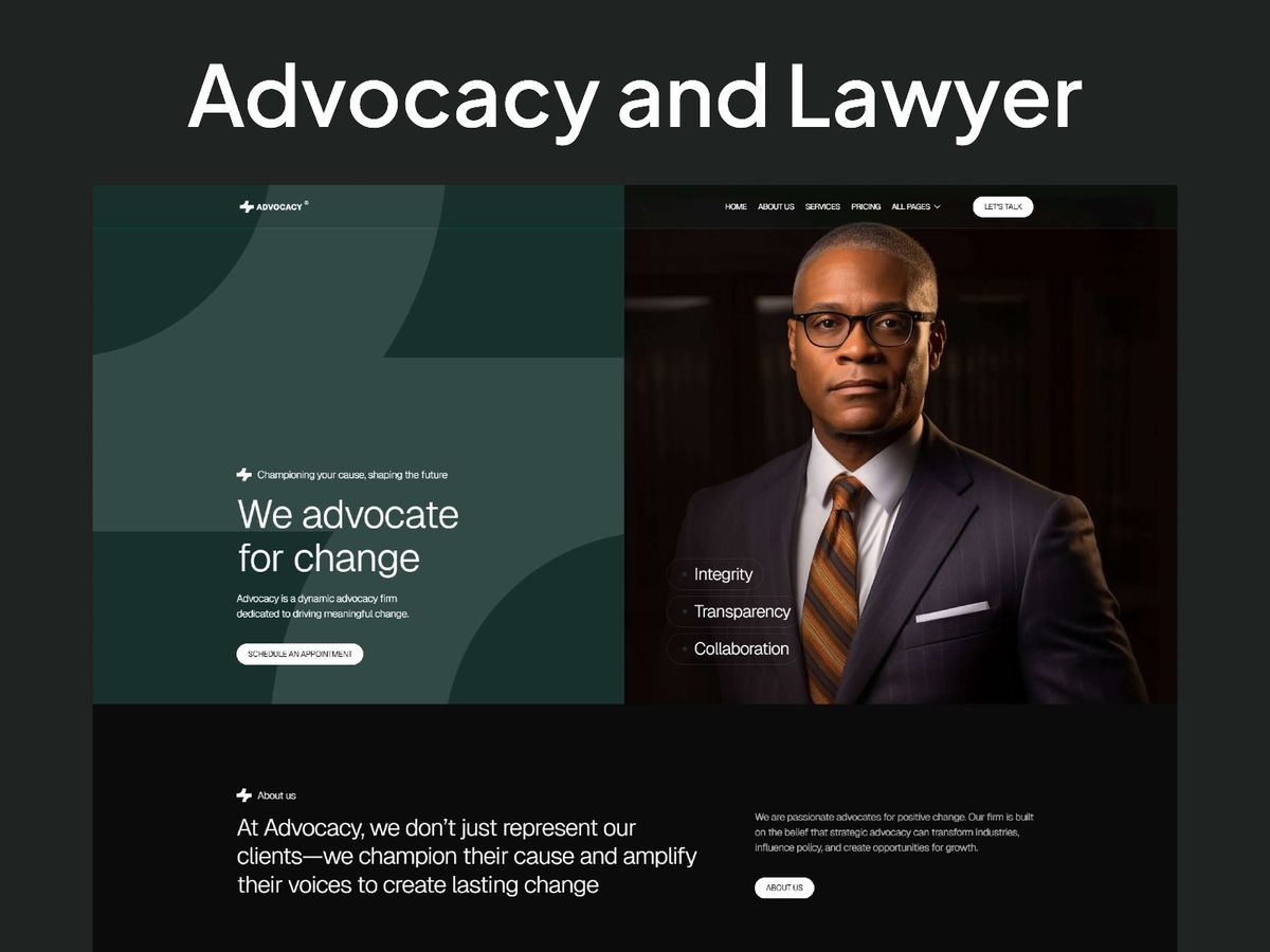 Advocacy screenshot 1