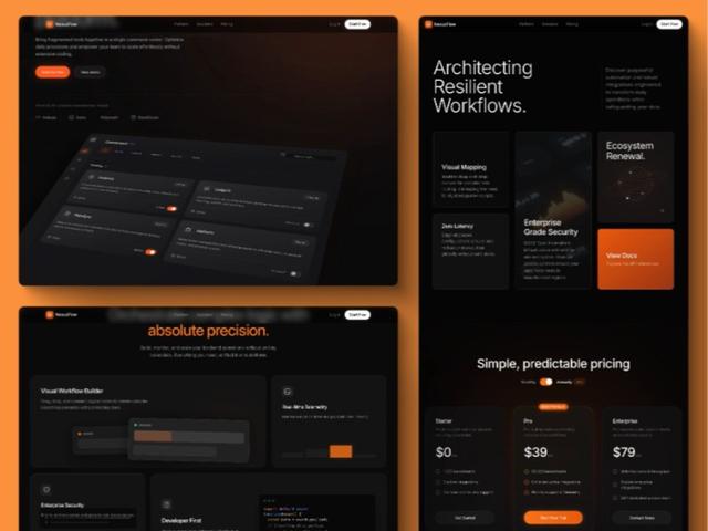 NexusFlow — Automation Landing Page Template