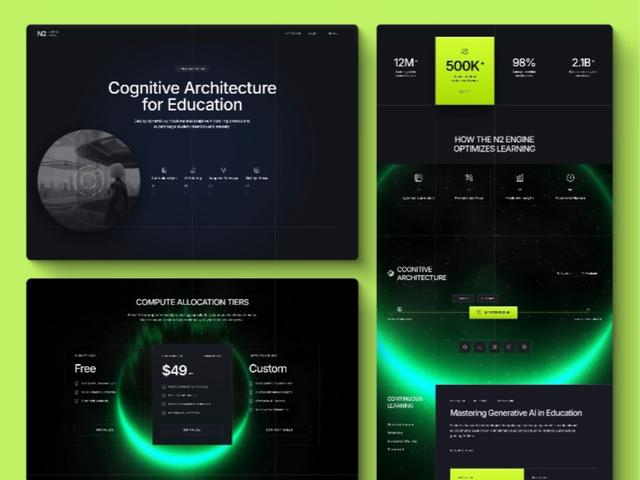 EdTech AI Landing Page Template — Landing Page Website Template