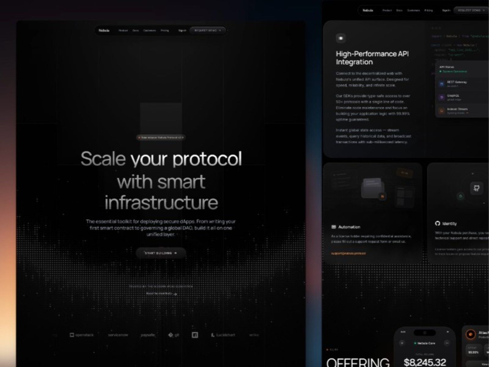 Nebula — Web3 React Landing Page Template
