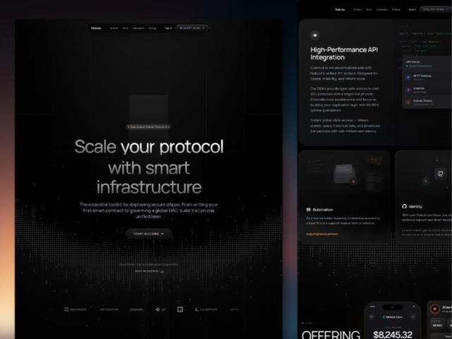 Nebula — Web3 React Landing Page Template