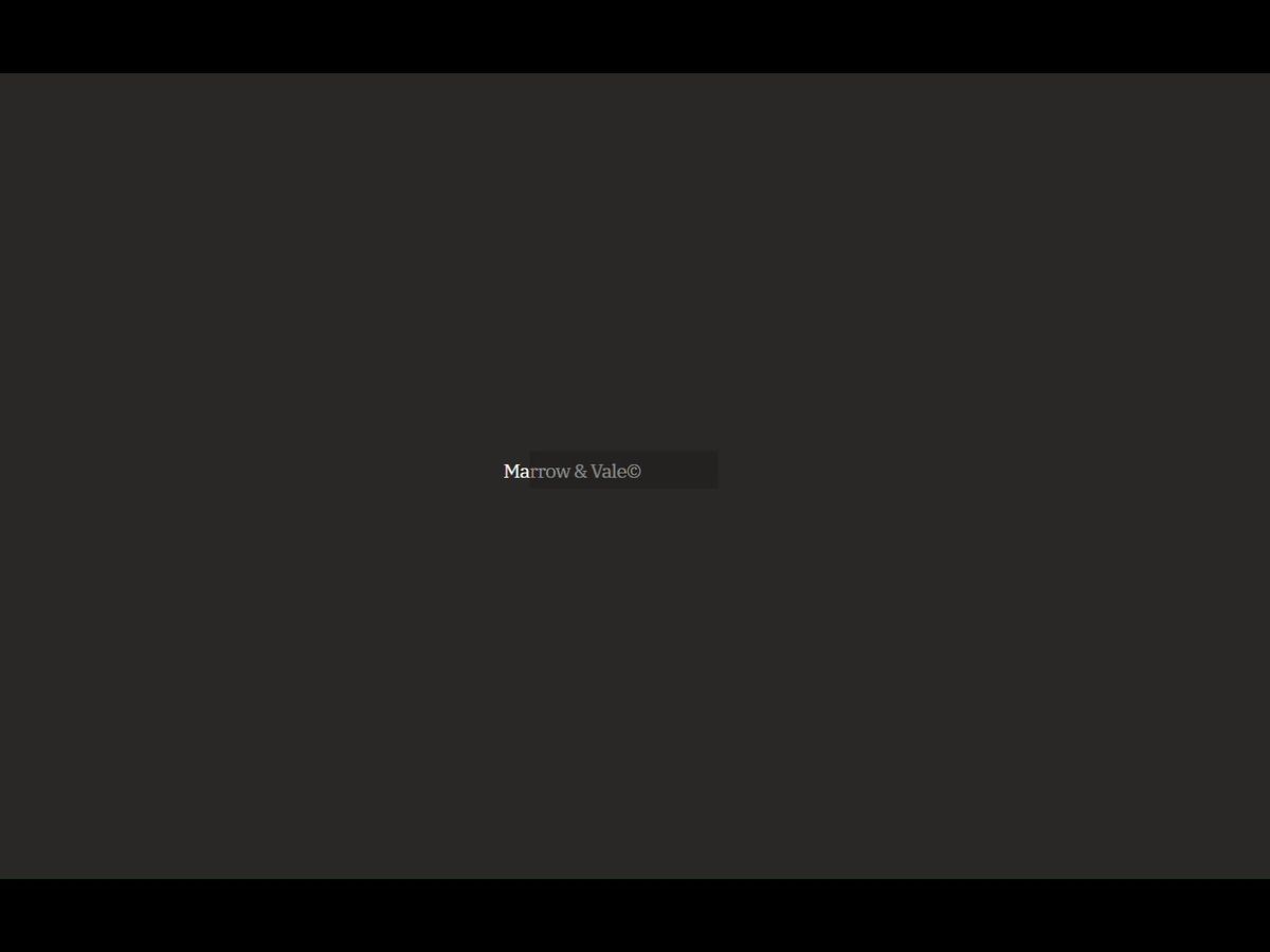 Marrow & Vale screenshot 1