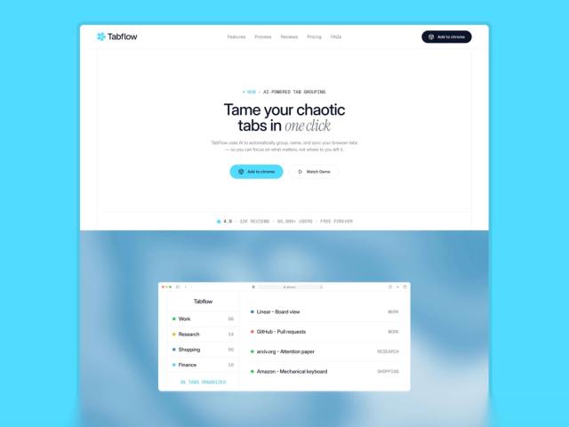 Tabflow - Chrome