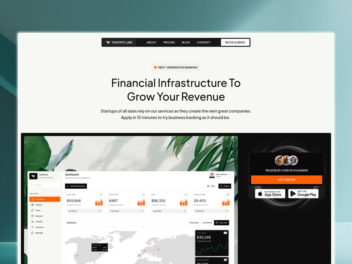 FinStatic screenshot 1