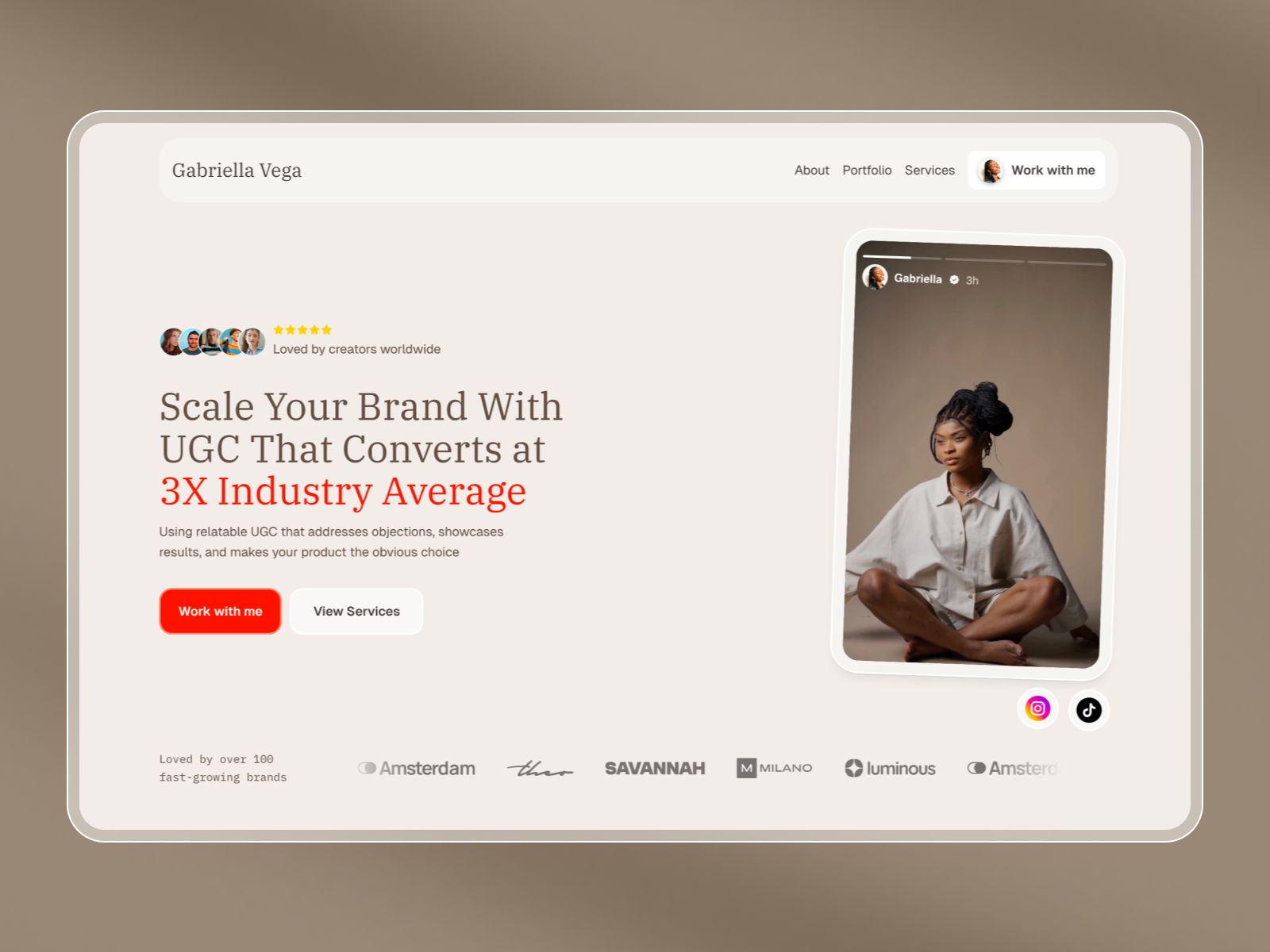 UX / UI Designer template 1