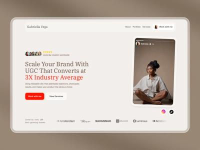 UX / UI Designer template 1