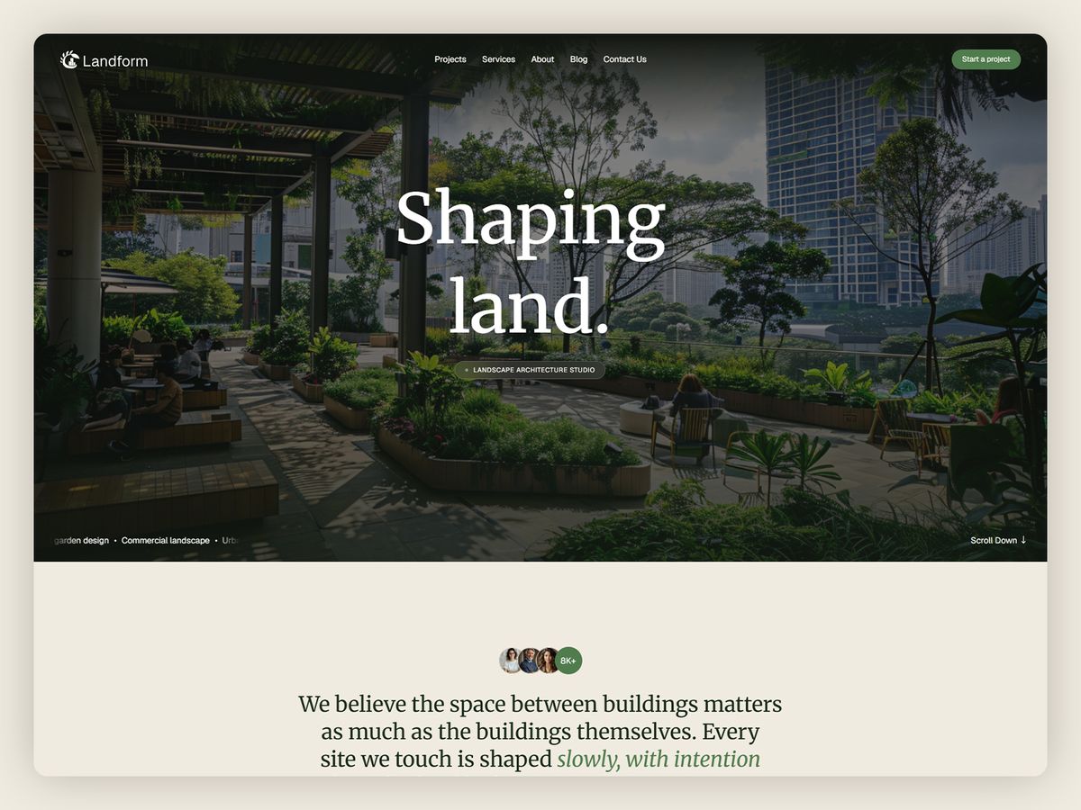 Landform screenshot 1
