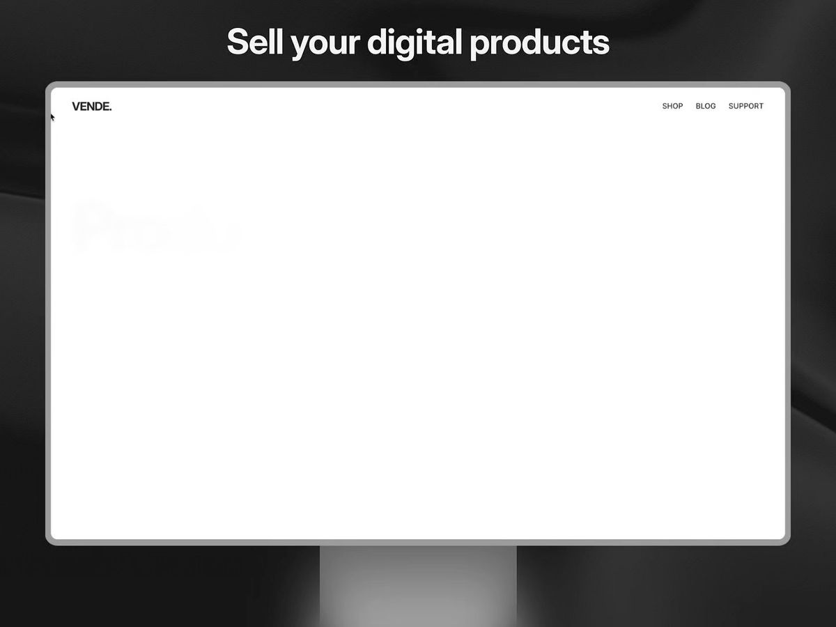 VENDE screenshot 1