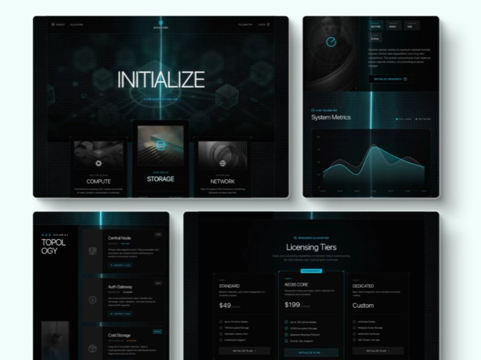 Aegis Core Infrastructure Systems — Landing Page Template