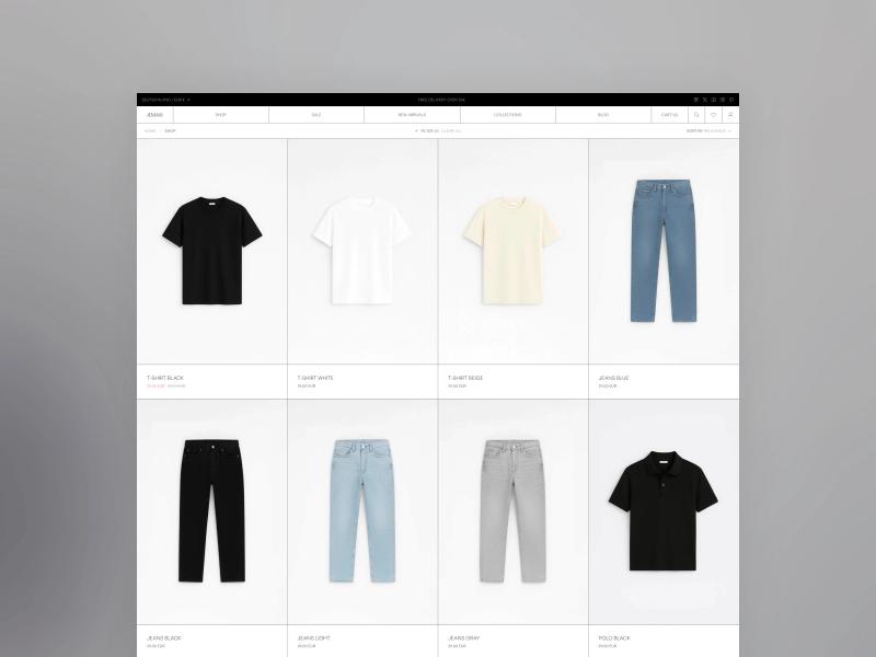 Omin— E-Commerce Template - Hover