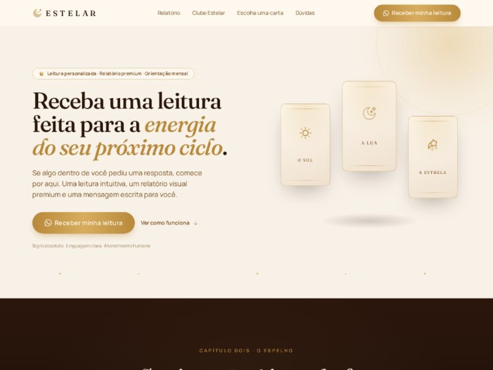Estelar Tarot & Astrology — Landing Page Website Template