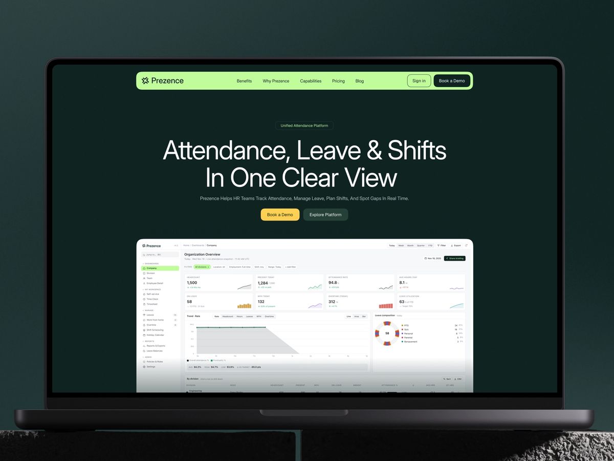 Prezence screenshot 1