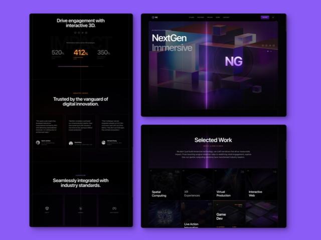 Immersive XR Agency — Landing Page Website Template