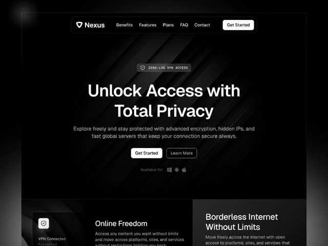 Nexus— SaaS and Tech template