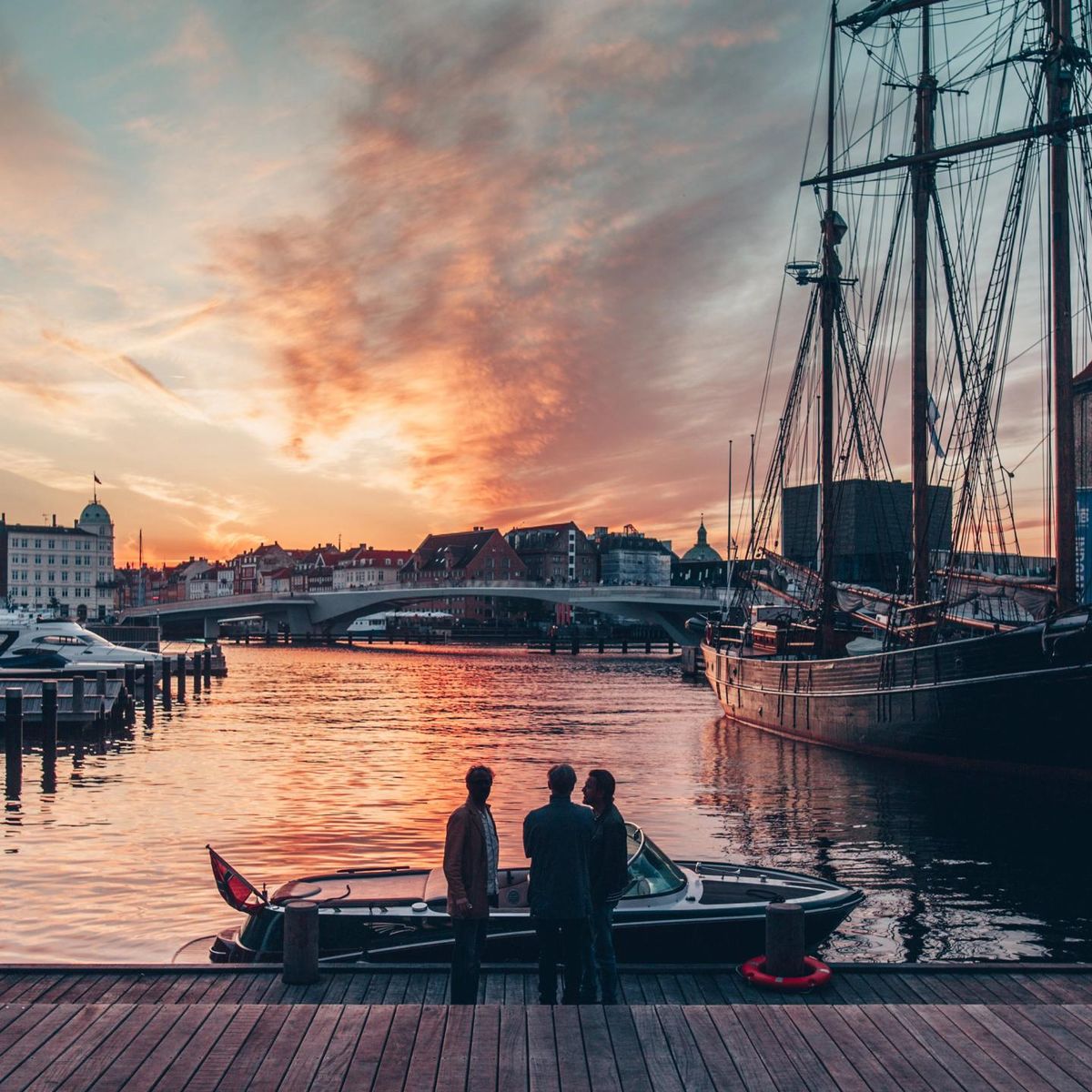 Bike and boat in Denmark
