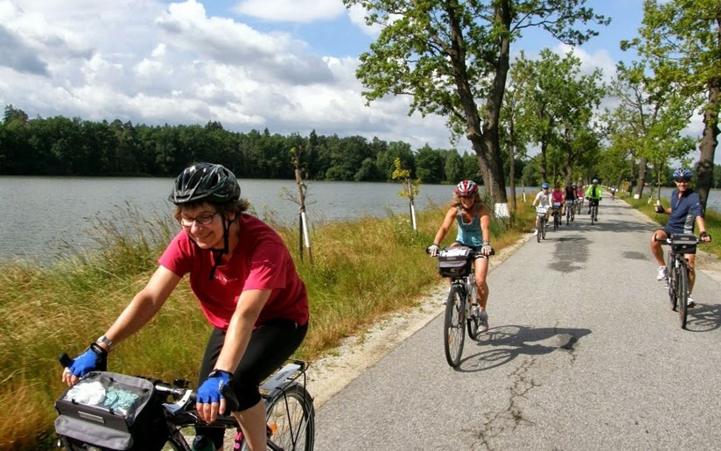 Cycling along the Green Ways