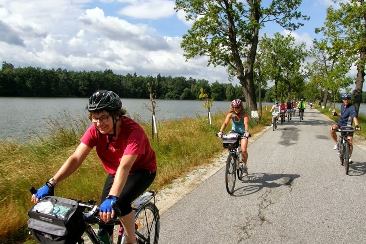 Cycling along the Green Ways