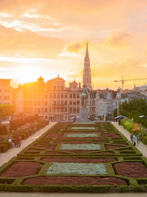 Brussels at sunrise