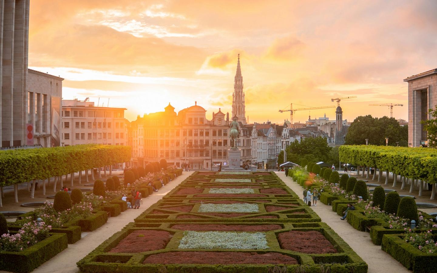 Brussels at sunrise