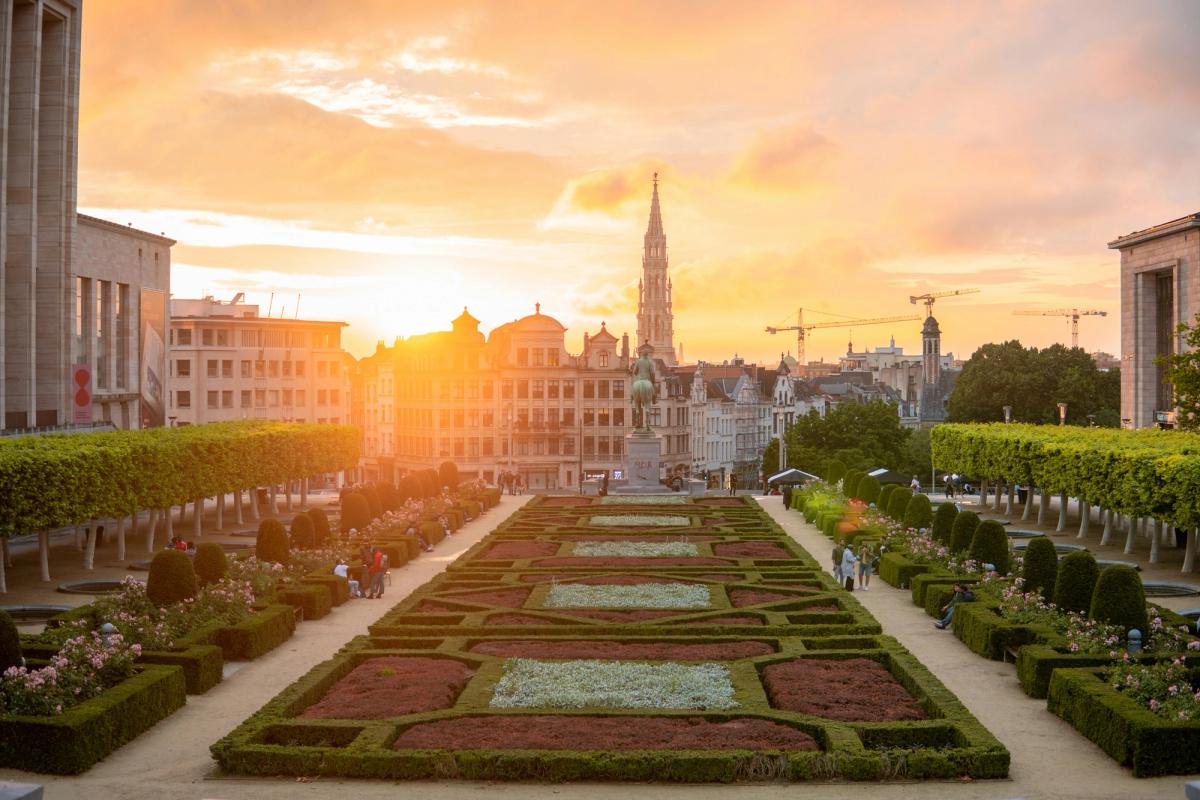 Brussels at sunrise