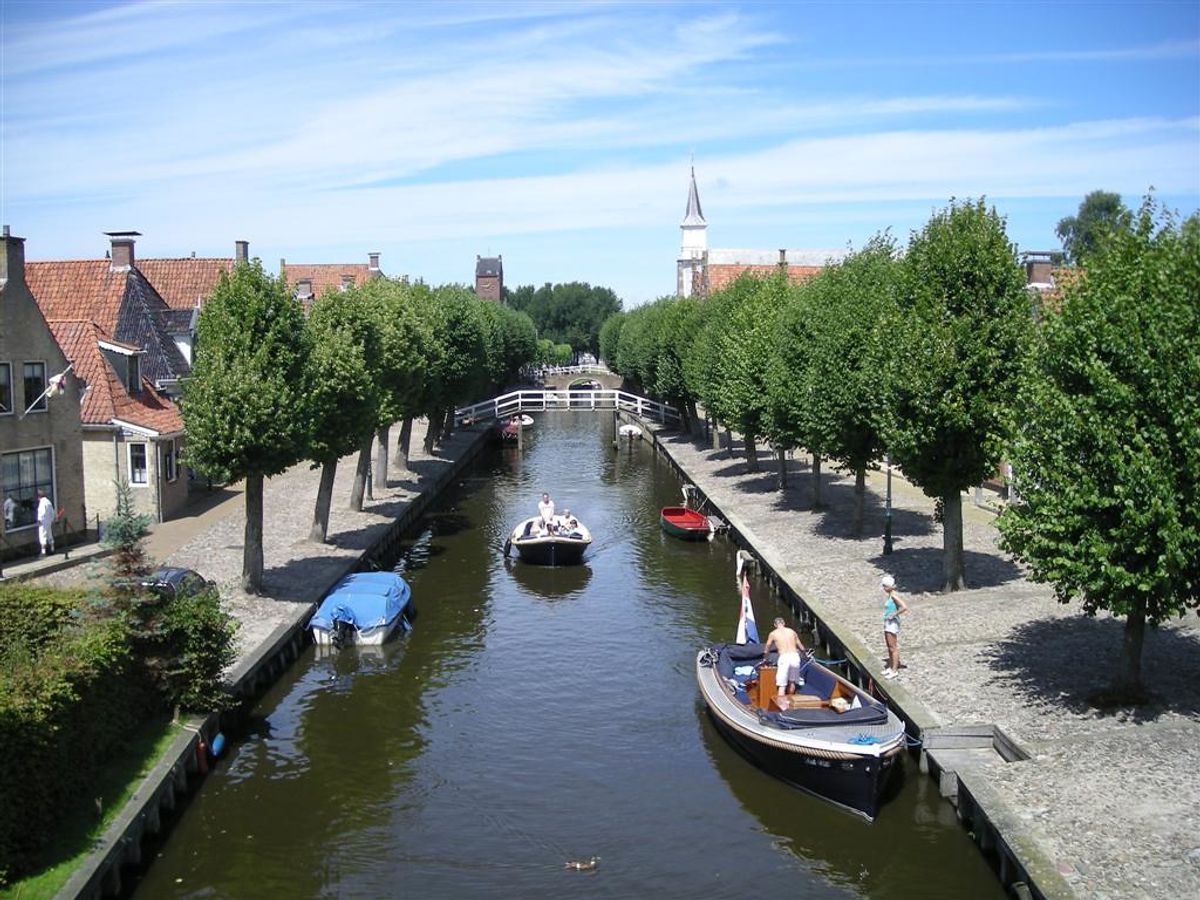Sloten, Friesland, a historic fortified city in the Netherlands