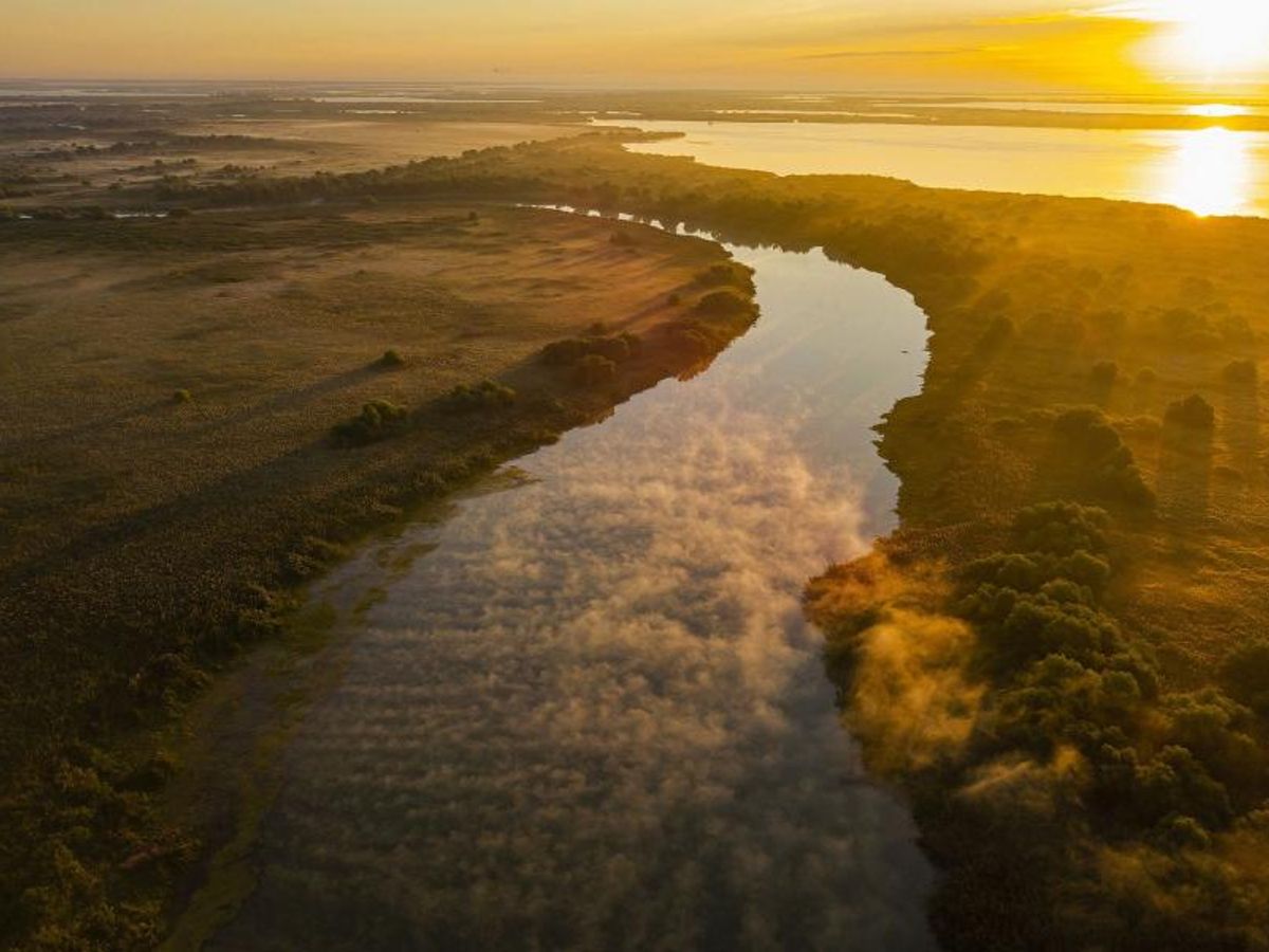 Sunset on Danube