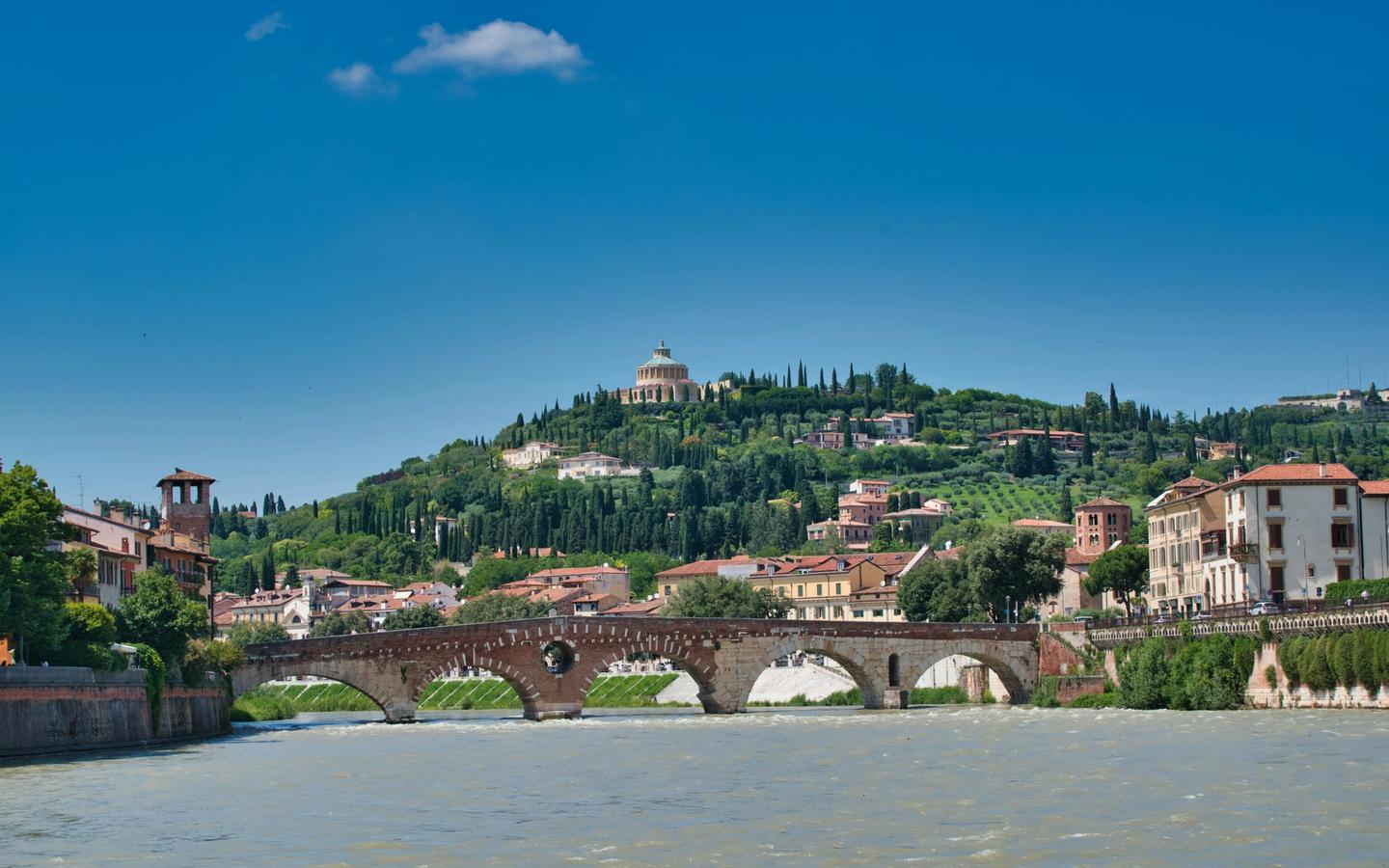 Adige river, Italy