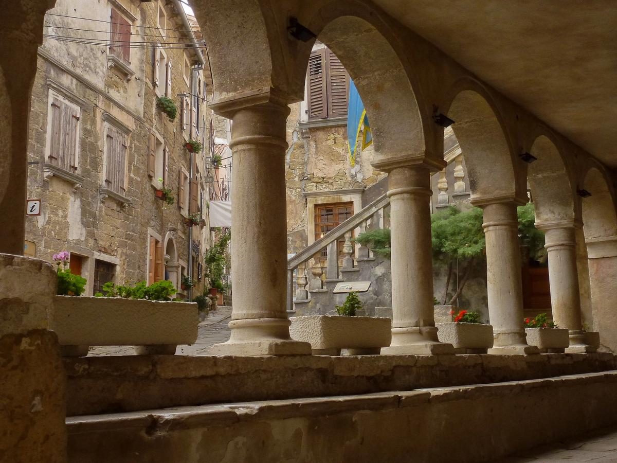 Grožnjan, a charming medieval hilltop town located in Istria, Croatia