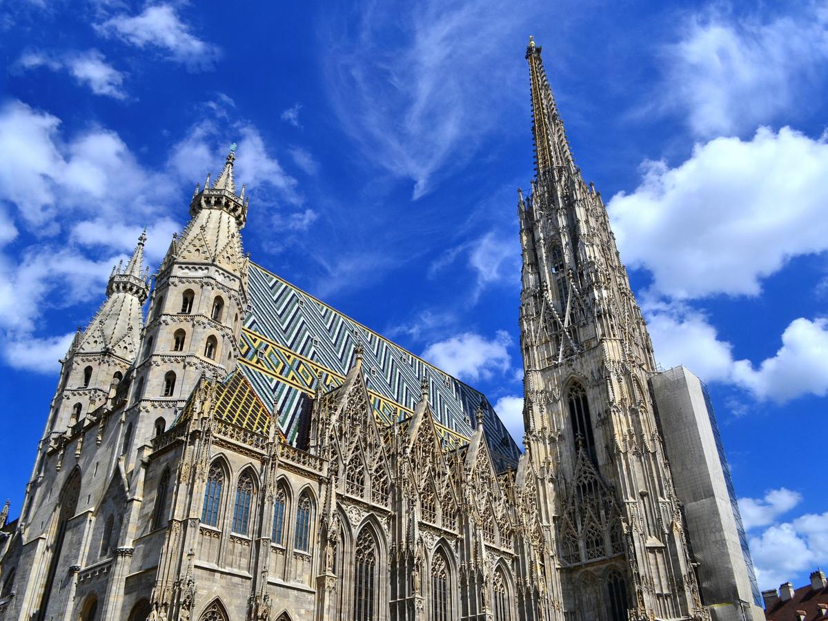 St. Stephen's Cathedral in Vienna, Austria. It is a Gothic masterpiece and a prominent symbol of the city