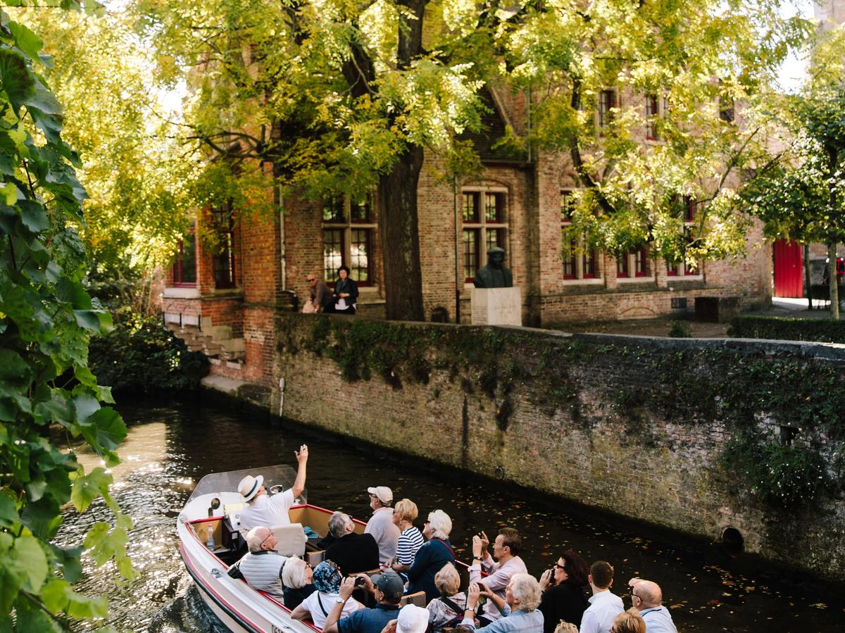 Canal In Bruges, Belgium