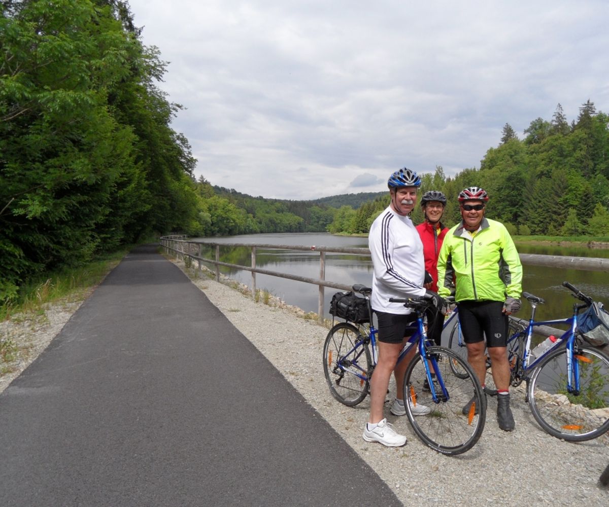 Cycling the river trails in Czech Republic