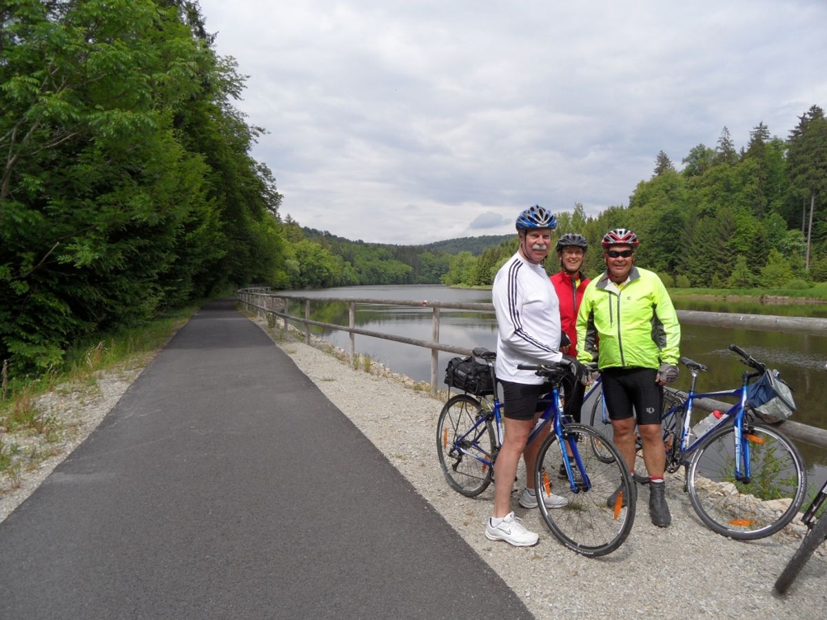 Cycling the river trails in Czech Republic