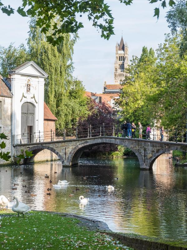Canal in Bruges Belgium