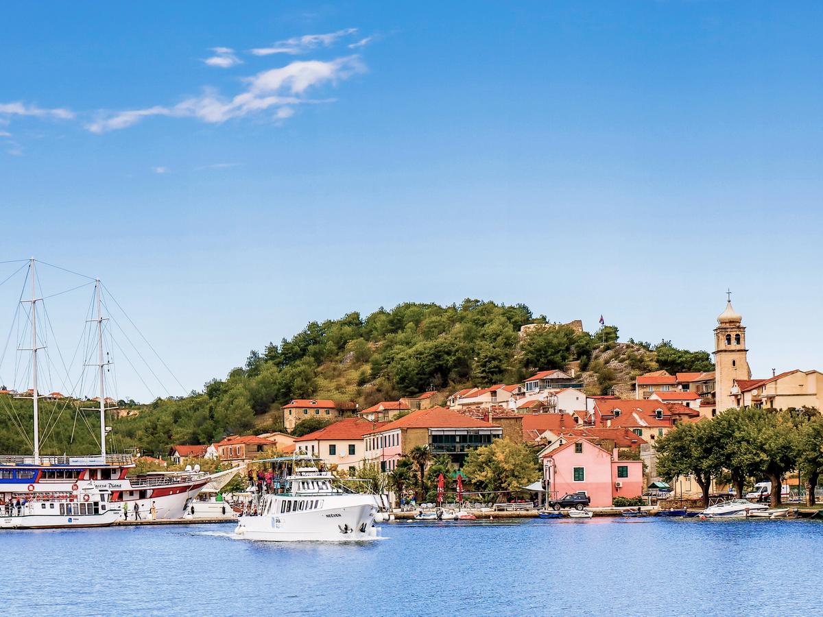 scenic coastal town in Croatia