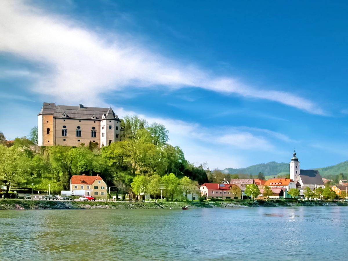 Grein on the River Danube near Vienna