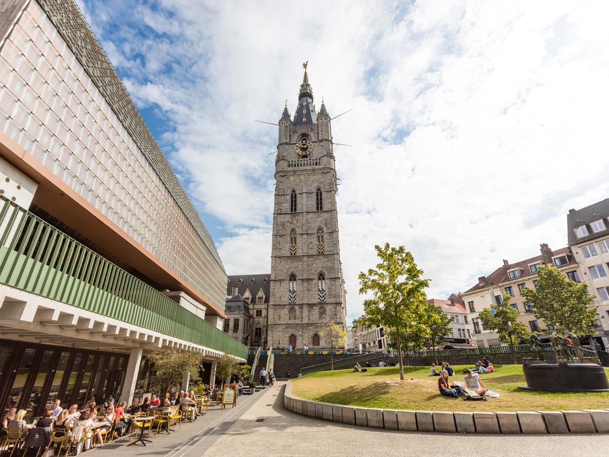 the Belfry of Ghent, a medieval bell tower located in Ghent, Belgium.