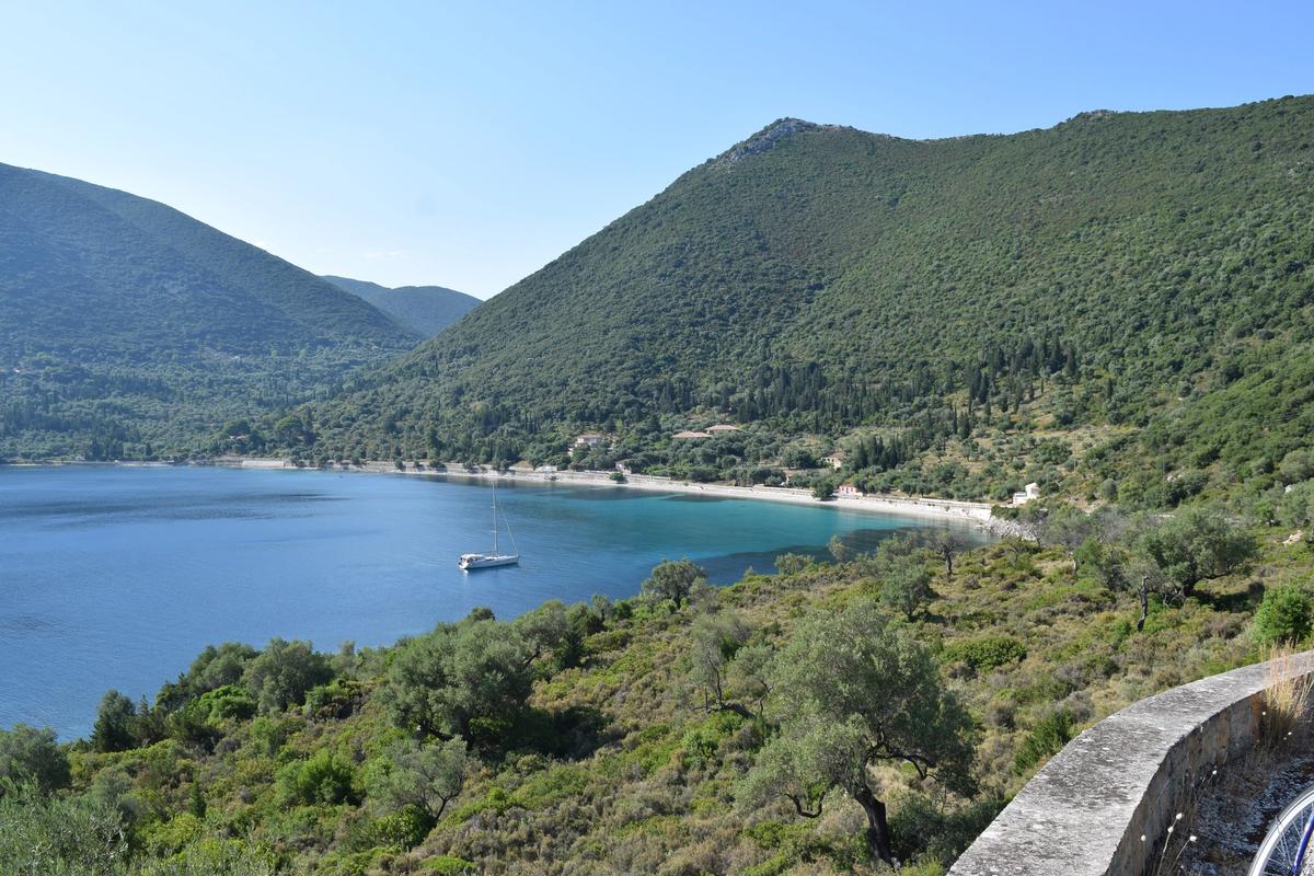 A bay in the Ionian Islands