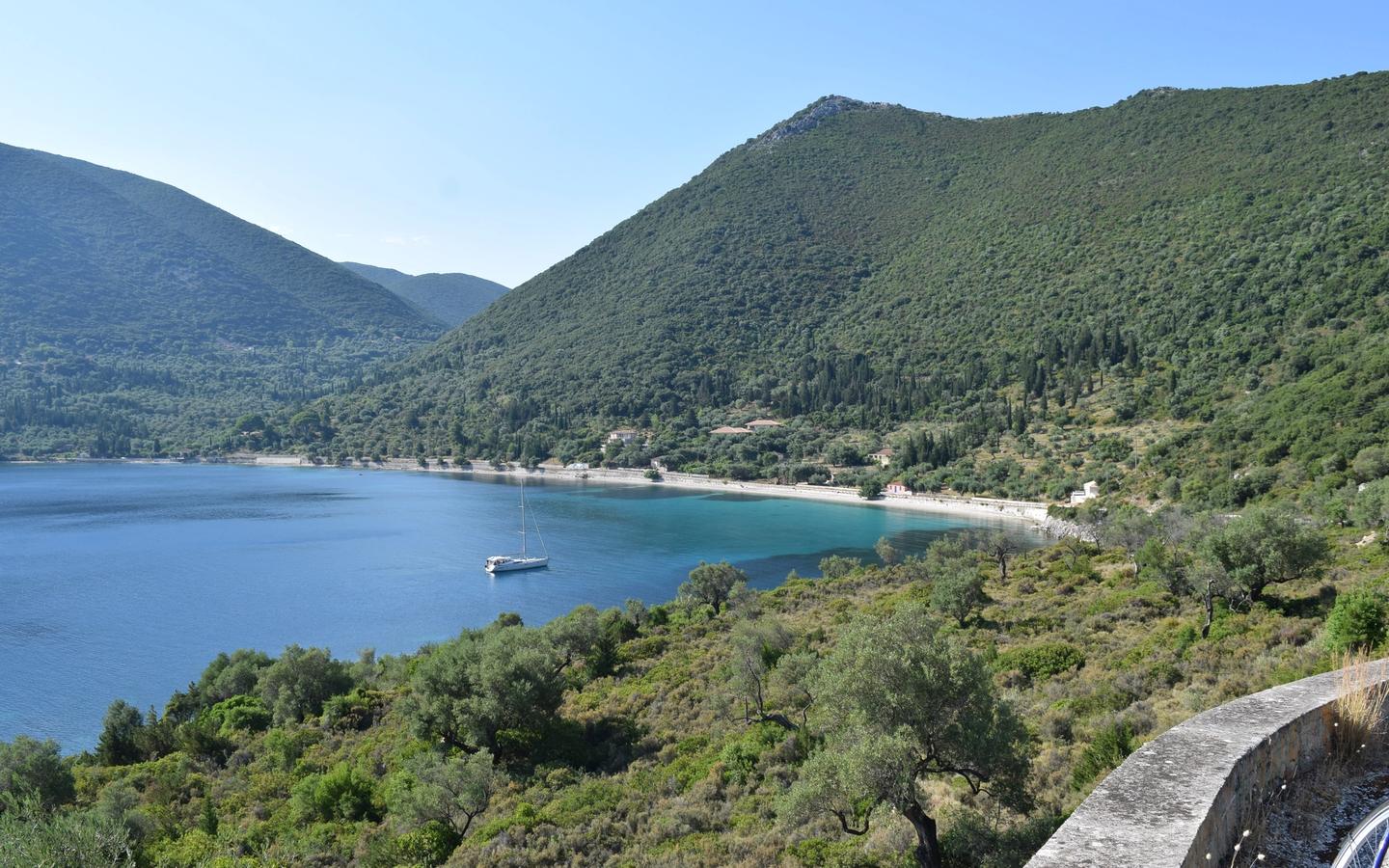 A bay in the Ionian Islands