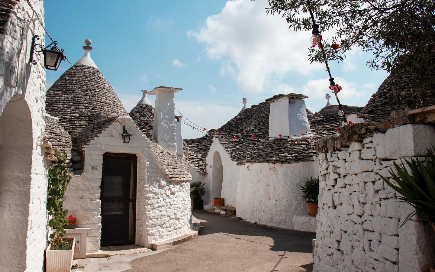 Trulli houses in Puglia