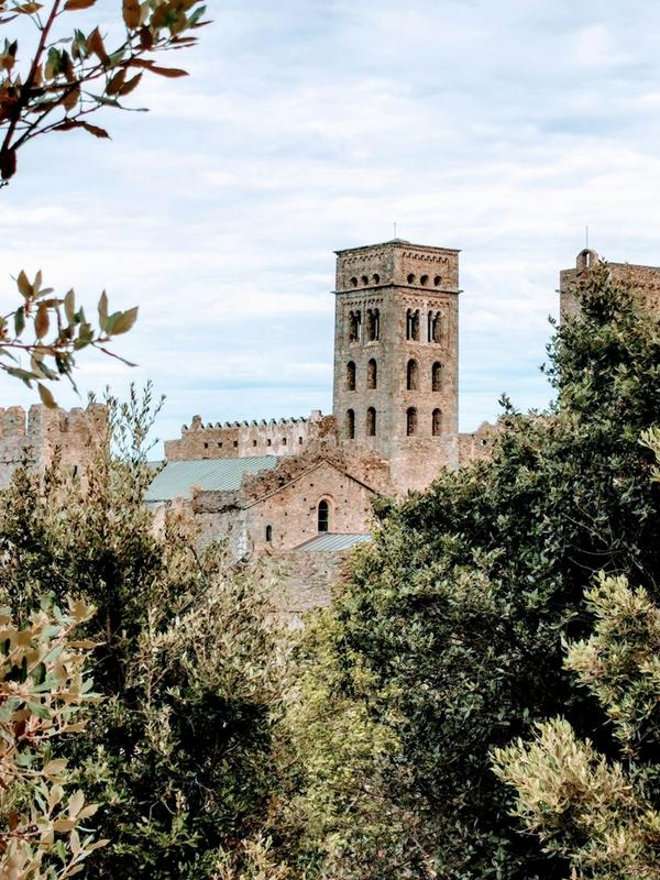 Castle in Girona, Spain