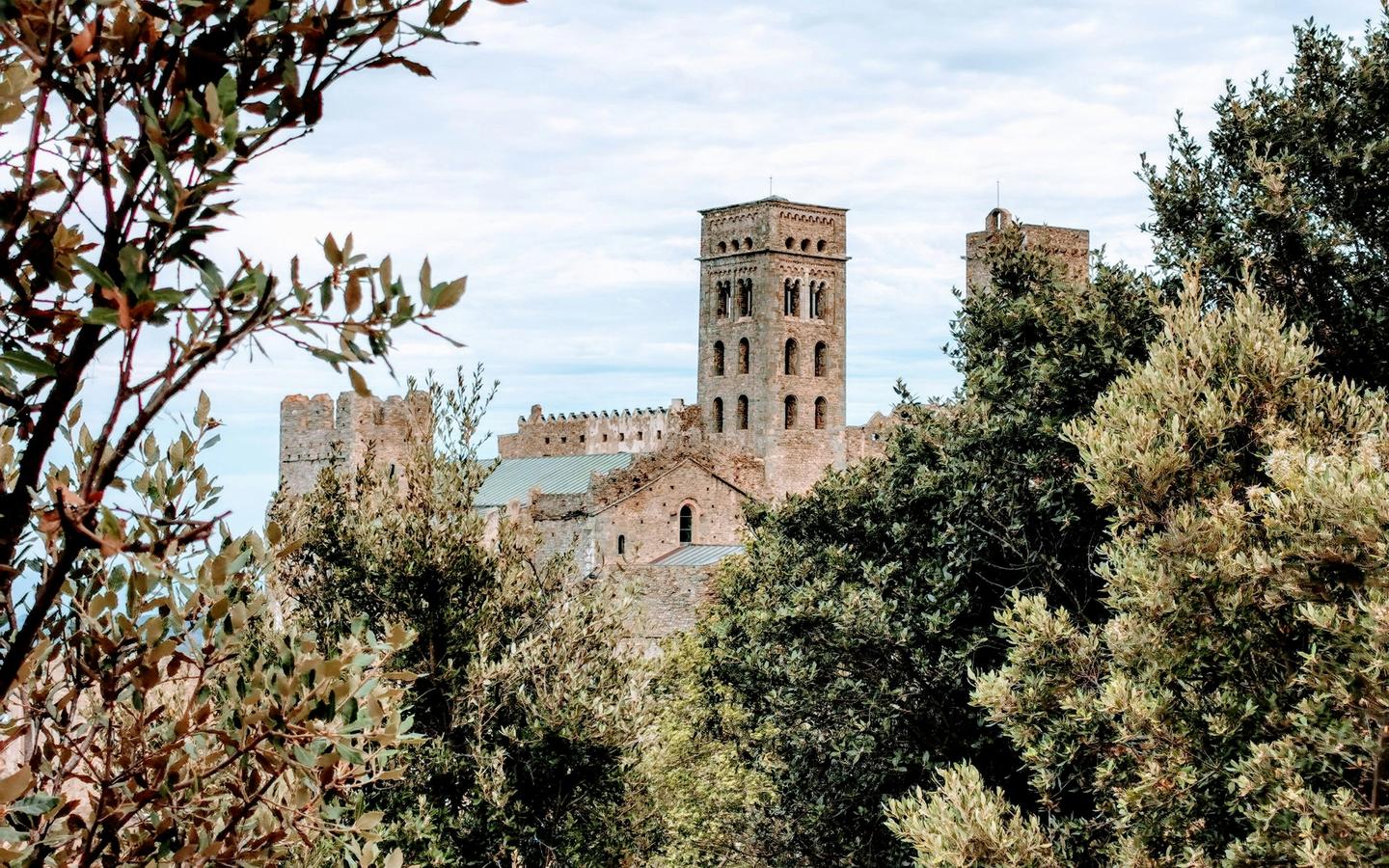 Castle in Girona, Spain