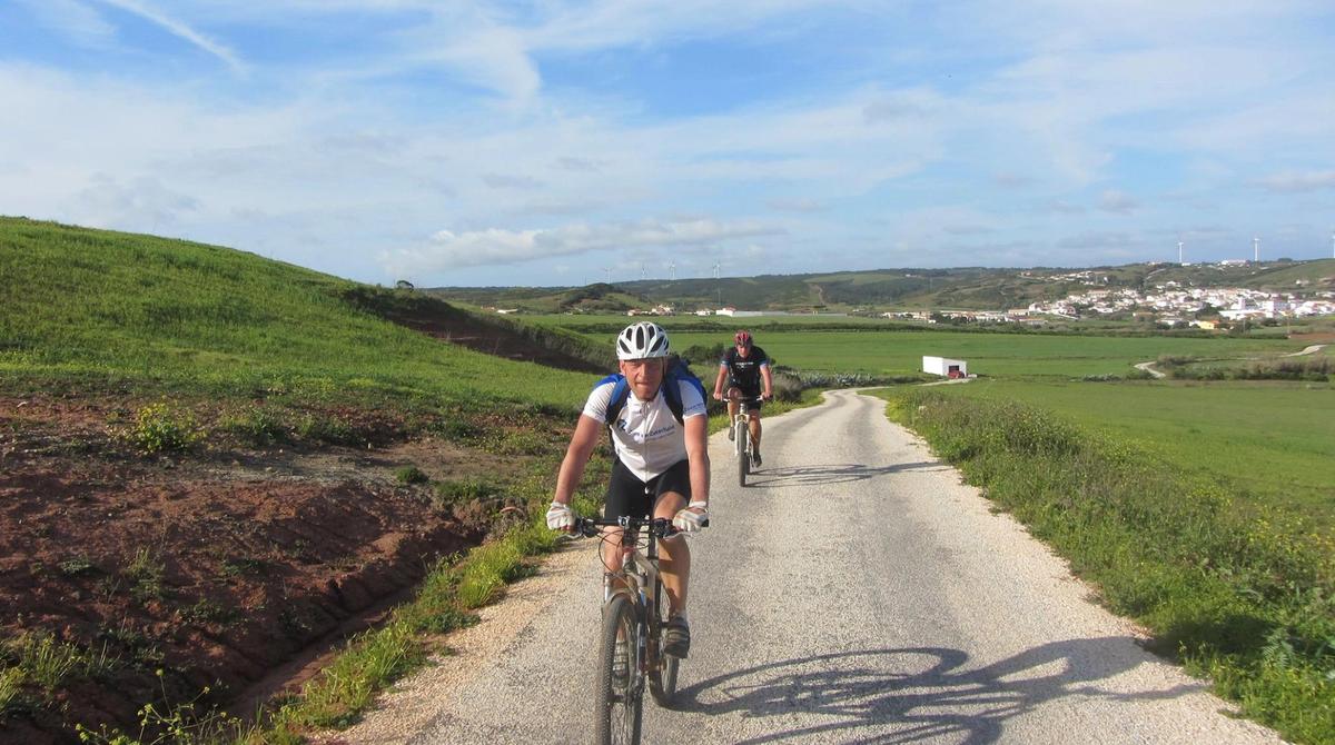 Cycling into the hills of the Algarve