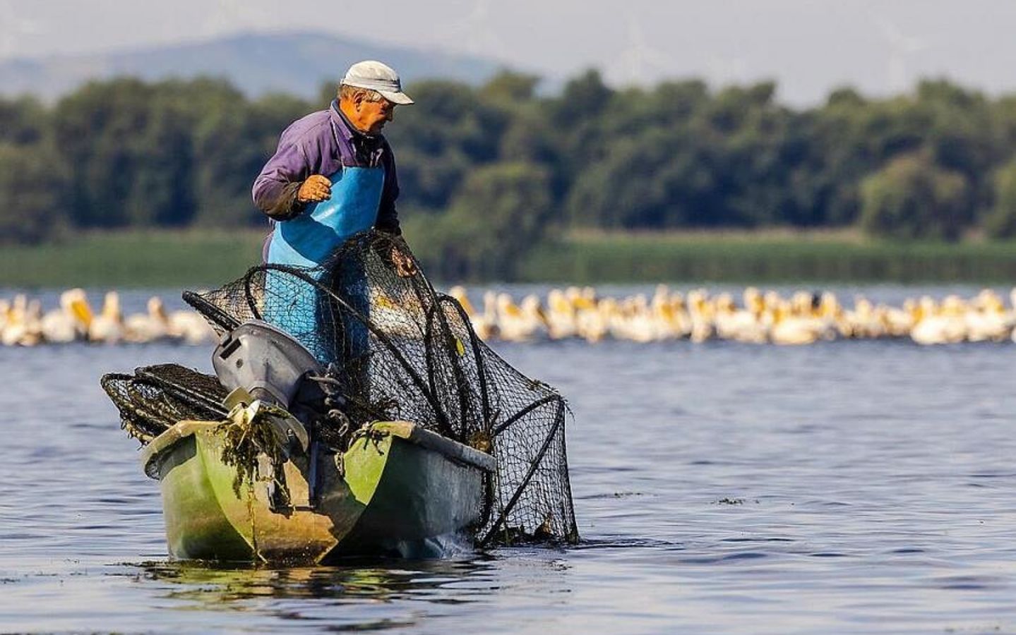 Fishing on the Danube Delta