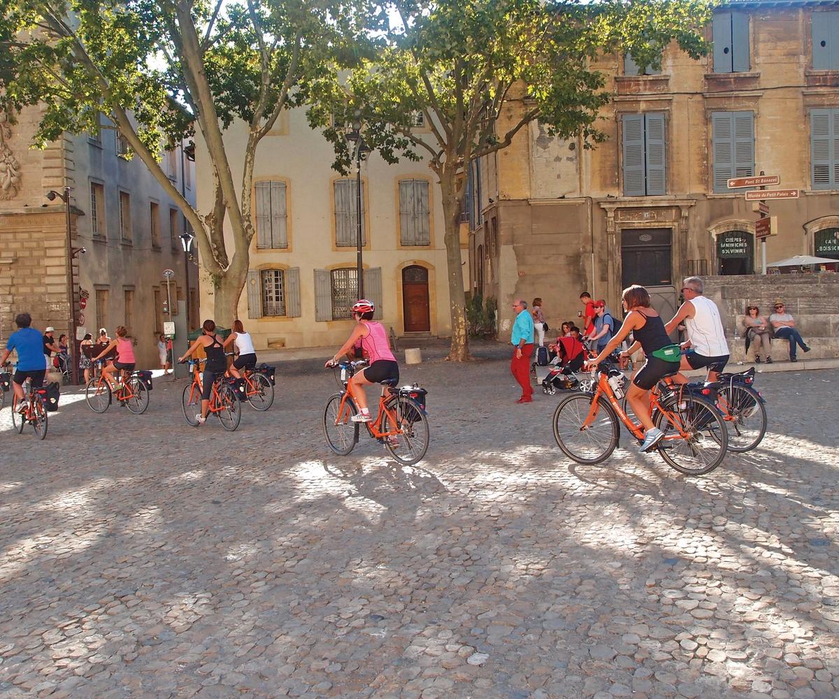 Cycling in rustic Provence