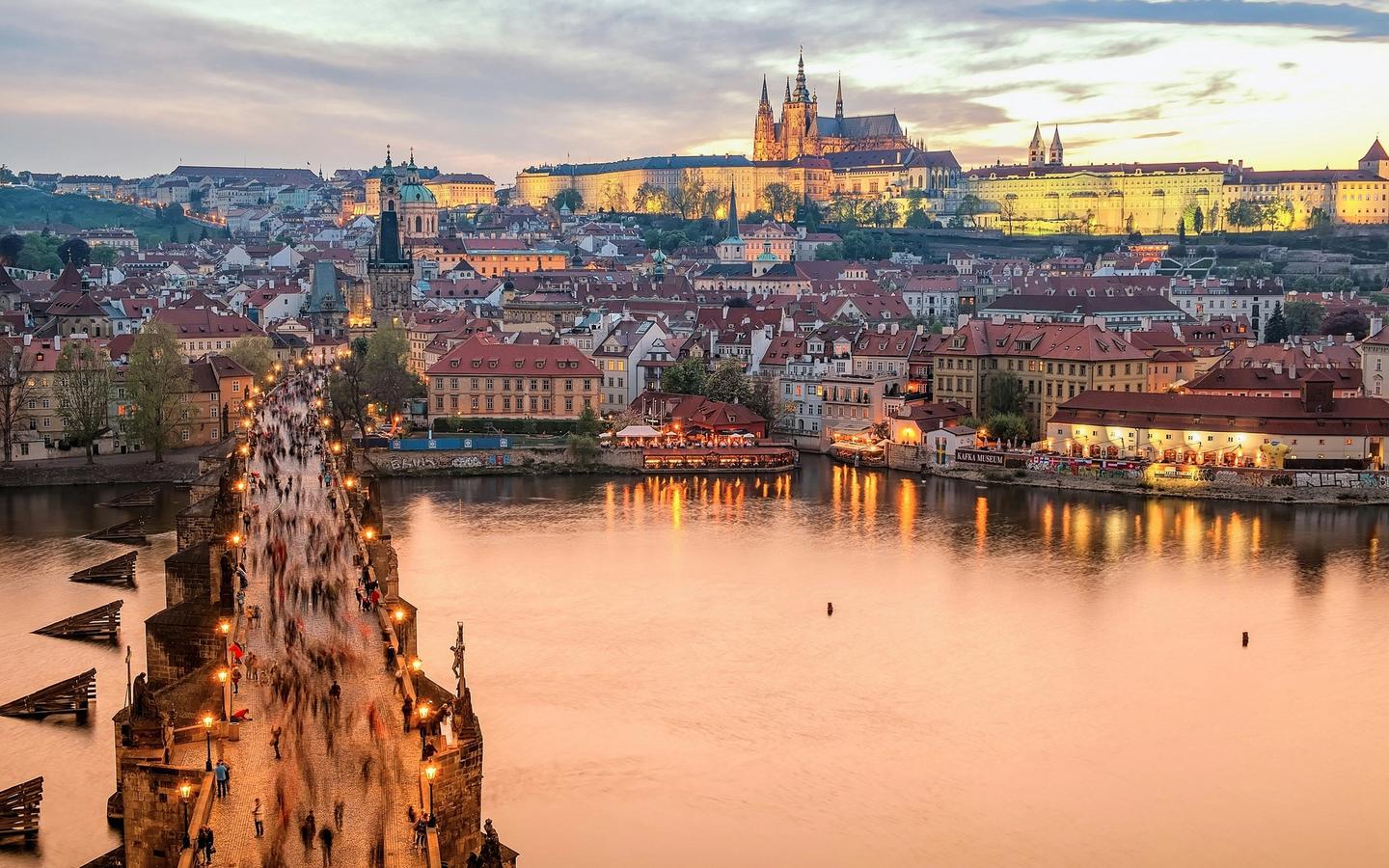 The views of Prague, Czech Republic