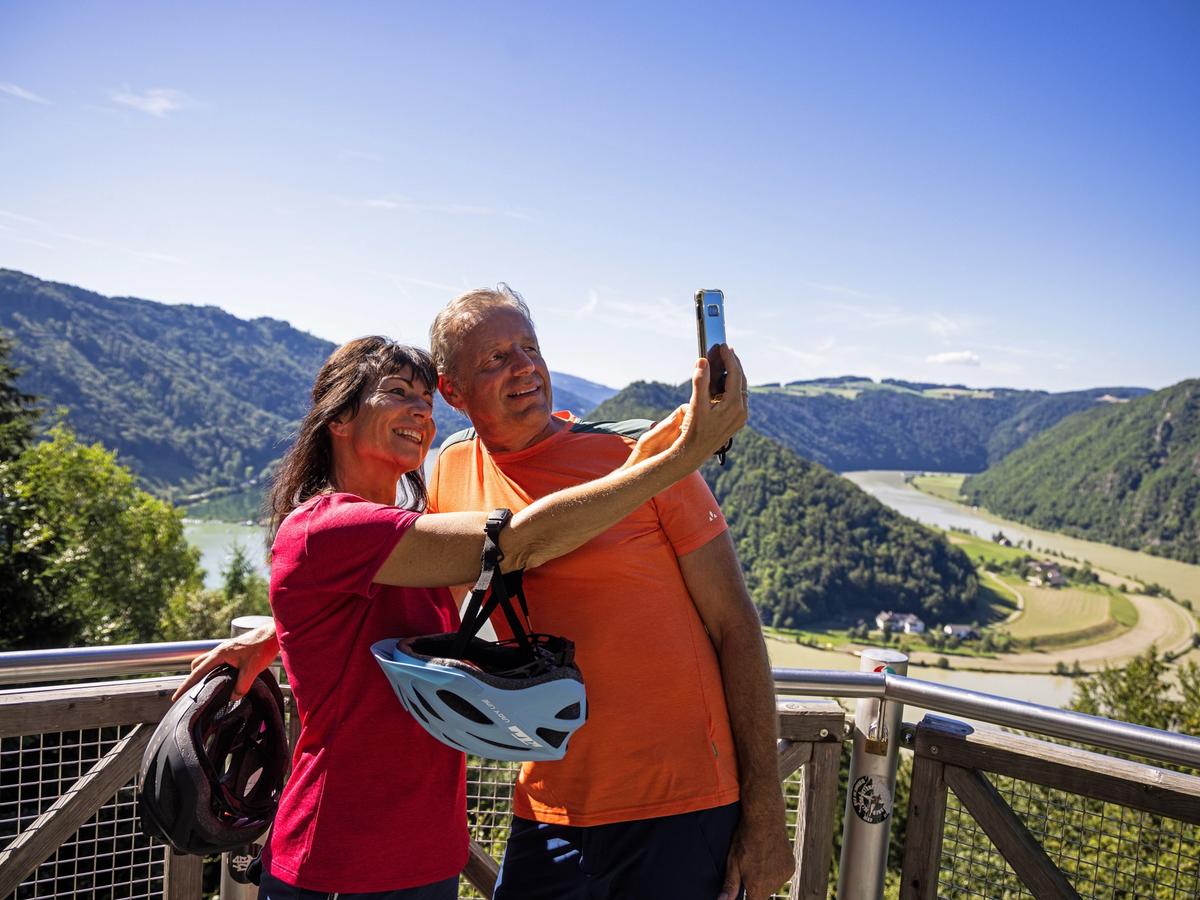 Couple photos while cycling the River Danube